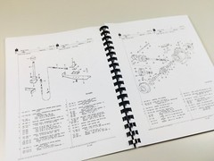 Lot International 1440 Combine Operators Parts Manuals Owners Catalog Book