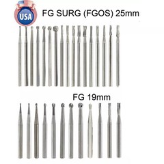 Dental Carbide Burs Surgical Burr Carbide FG 19mm FGOS FG SL 25mm 557 6 8