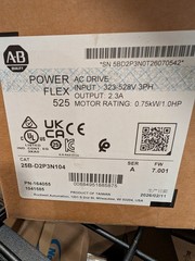 2026 See Date Pic – FNFS 25B-D2P3N104 AB PowerFlex 525 0.75kW 480V 1Hp AC Drive