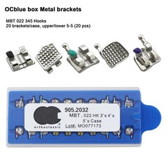 Dental Orthodontic Brackets Braces Metal Mini MIM Roth MBT 022 018 345 Hooks
