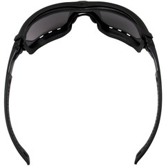 Birdz Eyewear Gasket Safety Padded Powersports Sunglasses Black with Smoke Lens