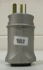 Appleton ECP-2023 Explosion Proof Electrical Plug Aluminum 20A 125VAC Watertight