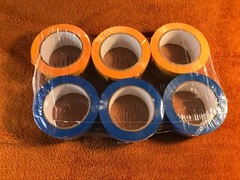 6 Rolls EBAY BRANDED Packaging Tape Blue & Yellow Logo 2″ x 75 yards NEW SEALED!
