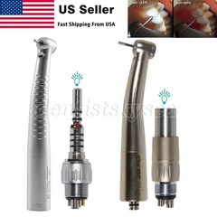 KAV/USA Dental LED Fiber Optic Handpiece 6 Hole Pin 6hole Quick Coupler
