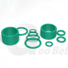 3.55mm Cross Section Metric FPM FKM Rubber O-Rings 3mm-390mm ID 75 Shore A Green