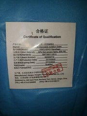 100 Count Case Non Medical Isolation Gowns (10 sealed packs of 10) Blue Large