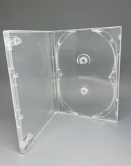 2 Top Quality Original Scanavo 14mm Double (2) DVD Case, Clear, DVD2/ONET.14MM