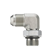 10 Pack 90 Degree Elbow Hydraulic Hose Fittings: 1/2″ JIC 37° Male x #8 SAE/ORB