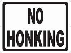  No Honking Sign. Size Options. Keep Noise Levels Down Neighborhood Business