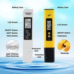 LCD Digital Water Quality Tester TDS EC/PH/PH PH Paper Meter&TEMP Swimming Pools