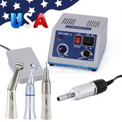 Dental Lab Marathon-III Electric Micromotor /Contra Angle Straight Handpiece Kit