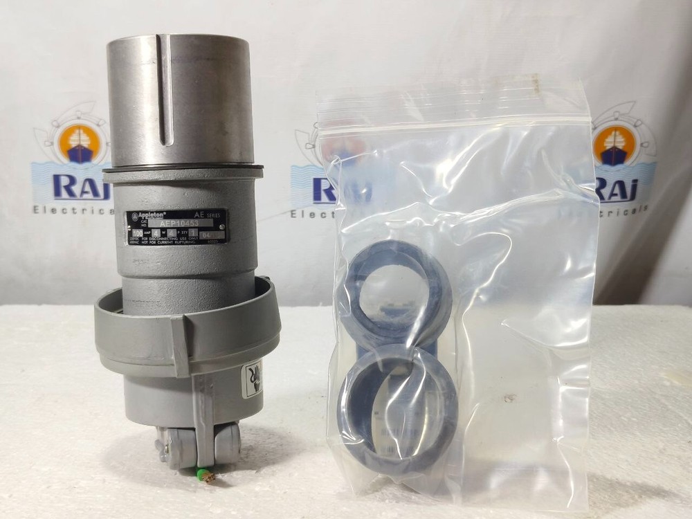 (NEW) APPLETON AEP10453 100A 4W 4P AE SERIES PLUG RECEPTACLE FREE FAST SHIPPING