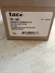 Barber Colman TKR-5001 Pneumatic Thermostat Kit Free Shipping USA