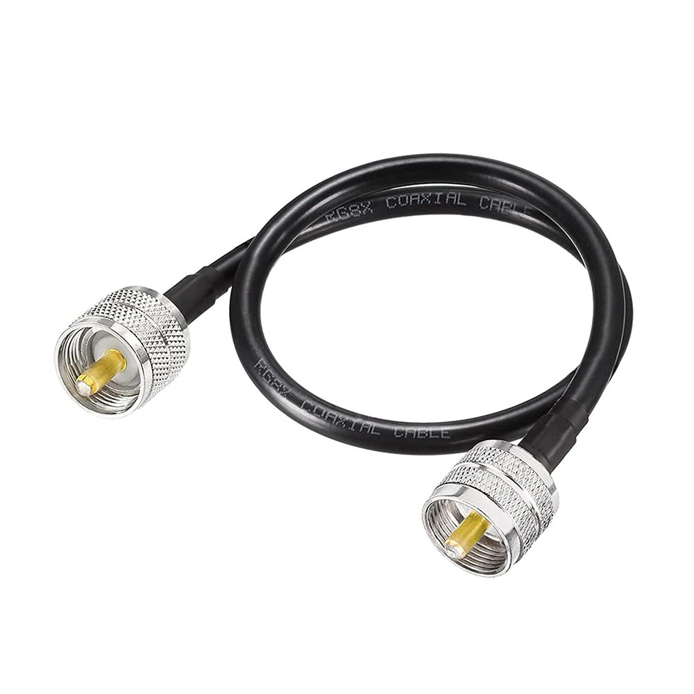 RG-8X RG8X Coax Cable PL259 UHF Male Ham Radio Low Loss for SWR Meter,CB Antenna
