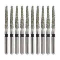 Dental Diamond Bur 850/016F 850/016SC Round End Taper Super Coarse Grit Fine FG