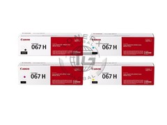 Canon 067H Toner Cartridge Set (Black, Cyan, Magenta, Yellow)