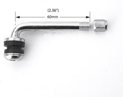 90 Degree Valve stem Size 2.36” (60mm) for JDM, Euro, US 1 2 3 Multi-Piece
