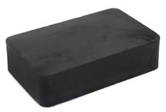 Ceramic Magnet – 1″ x 1.5″ x 0.4″ – Rectangle – Strong Magnet – Eisco Labs