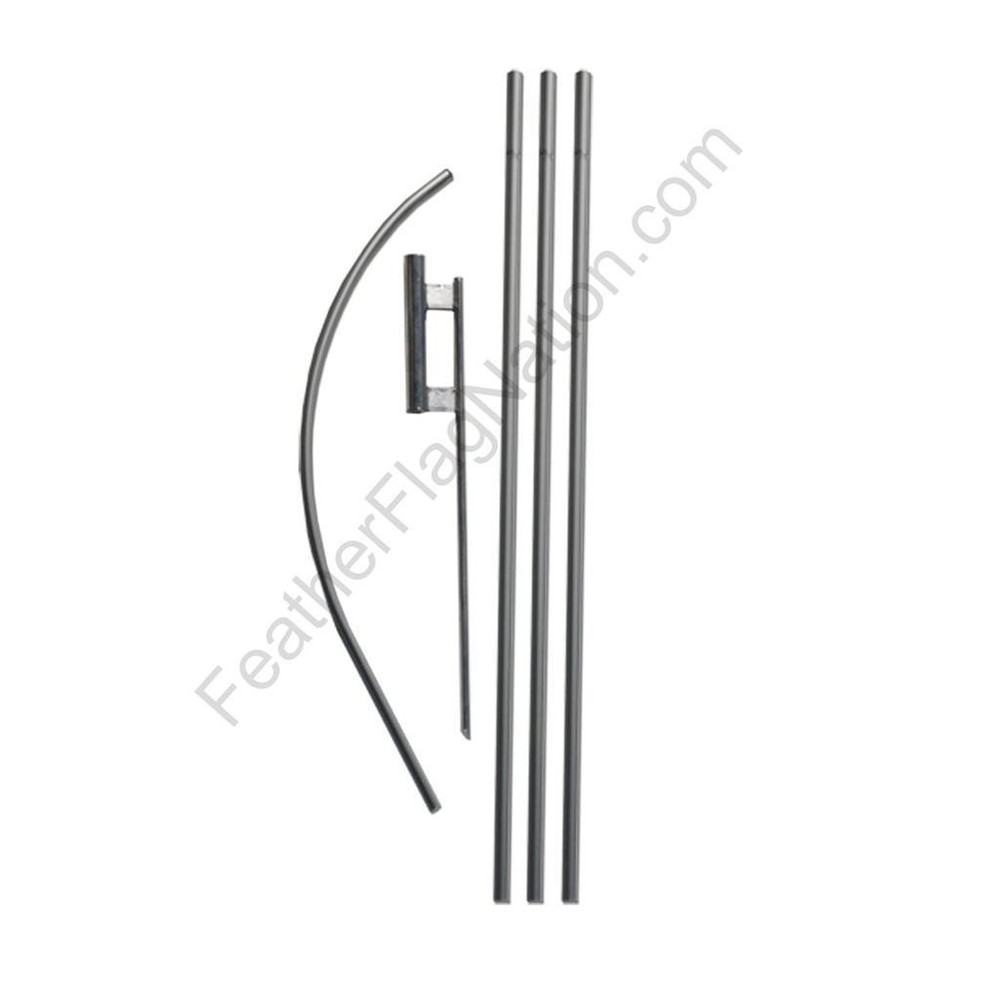 Feather Flag Nation Feather Banner Swooper Flag Kit – pole & spike