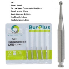 Wave Dental Carbide Burs Latch Round RA 2 4 5 6 8 702 For Low Speed Contra Angle