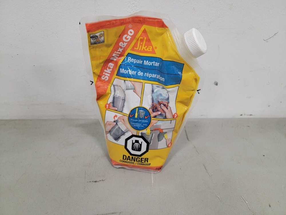 SURPLUS NEW SIKA Mix&Go 1.25 kg Repair Mortar (Box of 4) – Consumables