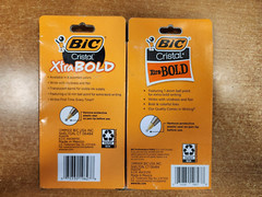 2-8 Packs: BIC Cristal X-Bold Ballpoint Pens, Asst. Colors E13B