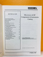 Lucas Weinschel Microwave & RF Components & Instruments 1993 Catalog