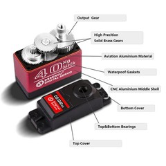 ZOSKAY Servo Motor 40Kg High Speed servo Metal Gear Digital Servo RC Baja Ser…