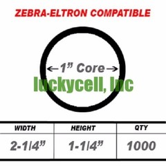 50 Rolls 2.25×1.25 Direct Thermal Barcode Label For Zebra LP2824 TLP2824 LP2844