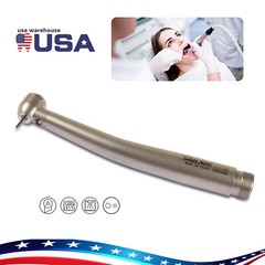 Pieza de mano LED turbina alta velocidad fibra óptica dental estilo NSK 2 Holes