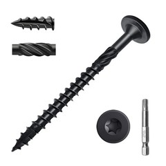 3 Inch Deck Screws 50 Pack Heavy-Duty Rust Resistant Timber Screws
