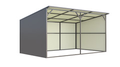 12’x20′ Metal Livestock Shelter Corrosion Resistant for Cattle Horse Sheep