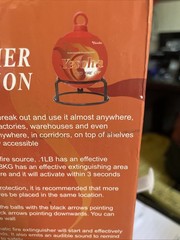 4-pack Automatic Self-Exciting Fire Extinguisher Ball. Exp12/2029 Tested.