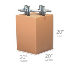 UOFFICE 10 Heavy Duty Corrugated Boxes 20 x 20 x 20″ – 275lbs Cardboard Shipping
