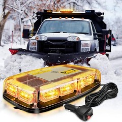Nilight 12″ Roof Top LED Strobe Lights 48LED Hazard Light Emergency Safety Lamps