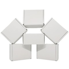 Small Shipping Corrugated Boxes 4x3x2 Inches 100 Pack Foldable Small Business…