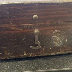 Vintage DIPROFIL MACHINE SMALL WOODEN DOVETAIL TOOL BOX ONLY – Empty – Sweden