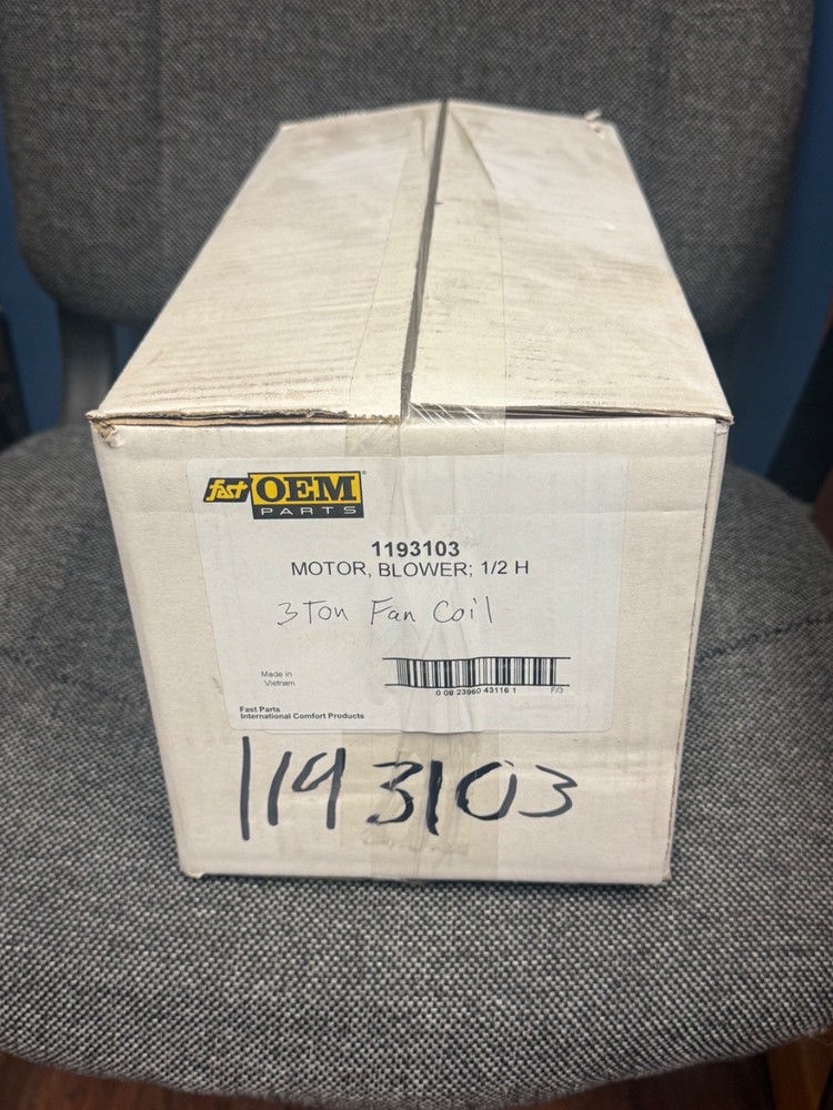 OEM Replacement ICP Blower Motor 1/2HP 1193103
