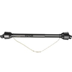 VEVOR PTO Shaft PTO Driveshaft 1-3/8″ 6 Spline/Round T4 Black 30-39″ for Tractor