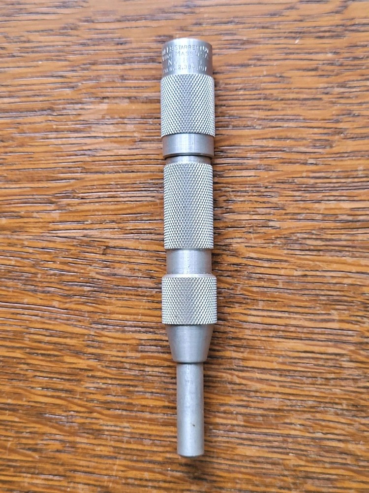 Starrett No. 819 Automatic Centering Punch Aluminum Handle w/Box NOS