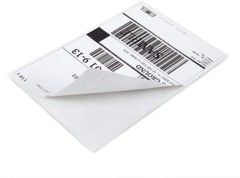 500/1000 Fanfold 4 x 6 Direct Thermal Shipping Labels for Zebra Rollo Printers