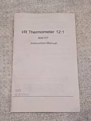 Sper Scientific IR 12:1 Thermometer 800107