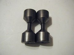 DAVIS 1 1/4″-Two hole pin-Carbon Steel- 3/8-16.