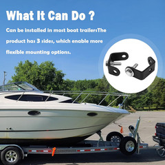 For Boatbuckle G2 Universal Strap Mounting Bracket Kit Retractable Transom Strap