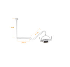 Ceiling-mounted Dental Oral Light Surgical Operating Lamp 6 LED with Arm US