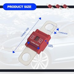 3PCS AMI/Midi Fuse, High Current 50A, for Cars, Buses, Trucks, Caravans, 50A
