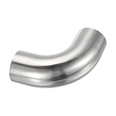 2pcs 90 Degree Mandrel Bend Elbow 2in OD Steel Exhaust Elbow
