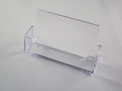 SALE 50 Business Card Holder Desktop Clear Acrylic Display FAST SHIPPING AZM