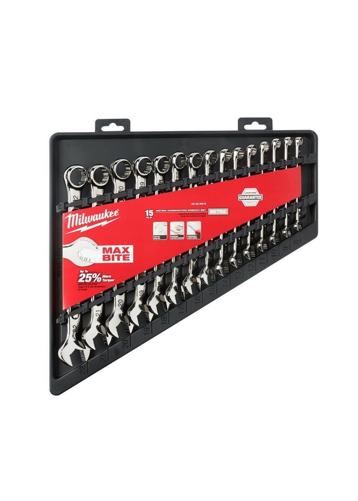 Fits Milwaukee 48-22-9515 15pc Combination Wrench Set – Metric