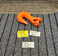 Columbus McKinnon Heavy-Duty Forged Alloy Steel 1/2″ Clevis Grab Hook Grade 80